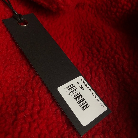 SOLD! I AM GIA Red Teddy Bear Pixie Coat - Picture 7 of 8